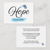 ホープ勇気付けられる ノートカード (正面/裏面)