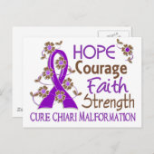 ホープ勇気信仰の強さ3チアリ奇形 ポストカード (正面/裏面)