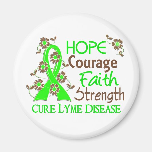 ホープ勇気信仰の強さ3ライム病 マグネット (正面)