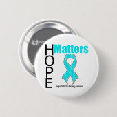 ホープ問題リボン中毒の回復認識度 缶バッジ (正面&裏面)