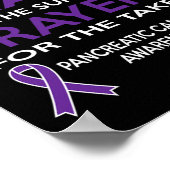 ホープ平和祈りの言葉膵臓がん認識度 ポスター (角)