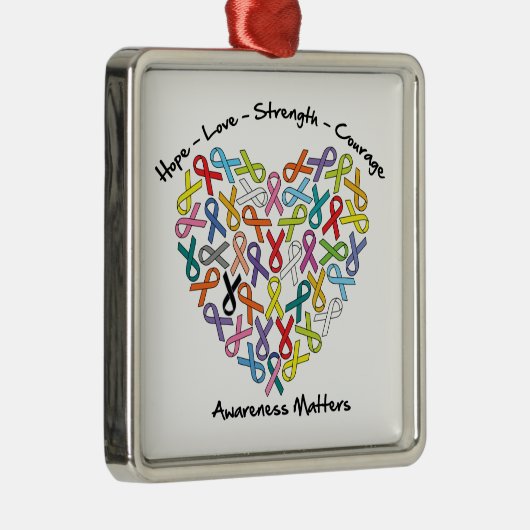 ホープ愛の強さ勇気認識度問題 メタルオーナメント (右)