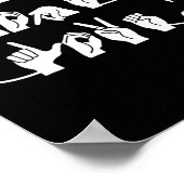 ホープ愛 – クリスチャン宗教ハートビートクロスヘア ポスター (角)