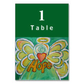 ホープ感動的ワードエンジェルカスタムテーブルカード テーブルナンバー (裏面)