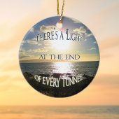 ホープ感動的引用文ビューティフルサンセット セラミックオーナメント