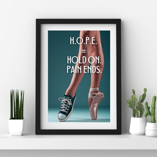 ホープ感動的引用文 ポスター