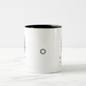 ホープ感動的春永遠ヴィンテージツリー ツートーンマグカップ (中央)