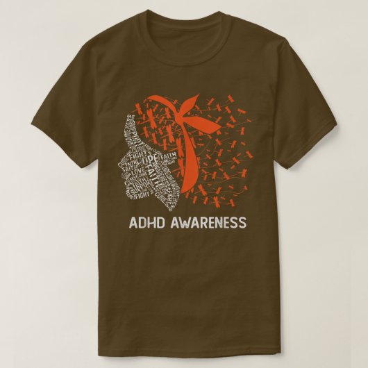 ホープ戦ADHD認識度 Tシャツ (デザイン正面)