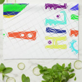 ホープ投票ブルーラブリーリフレクション驚くべきヒラリー キッチンタオル (折り畳み)