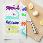 ホープ投票ブルーラブリーリフレクション驚くべきヒラリー キッチンタオル (四つ折り)