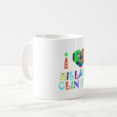 ホープ投票ブルーラブリーリフレクション驚くべきヒラリー コーヒーマグカップ (正面左)