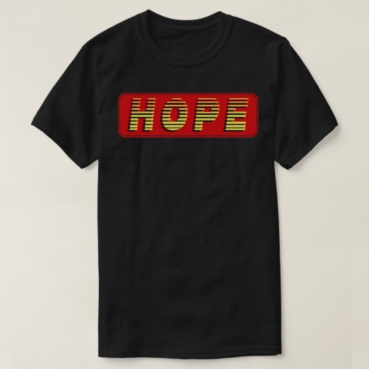 ホープ文字 Tシャツ (デザイン正面)
