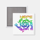 ホープ書イン数々の磁石 マグネット (正面/裏面)