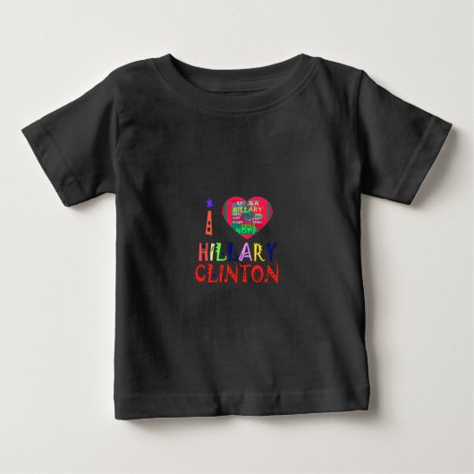 ホープ最高のラブル美しい驚くべきカラフル丘 ベビーTシャツ (正面)