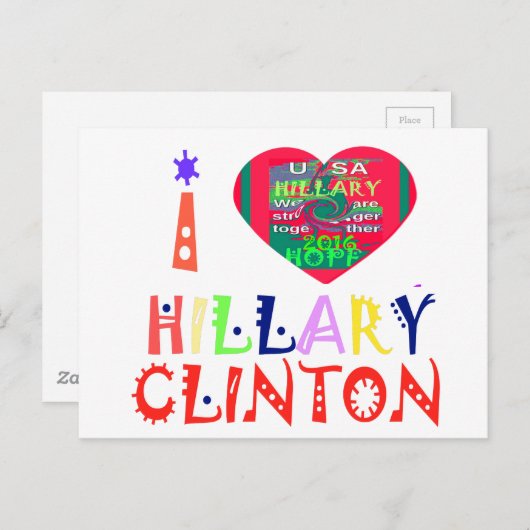 ホープ最高のラブル美しい驚くべきカラフル丘 ポストカード (正面/裏面)