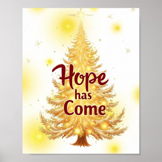 ホープ来スはクリススマスウォールアート ポスター (正面)