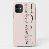 ホープ水色バラiPhoneケース Case-Mate iPhoneケース (裏面)