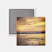 ホープ磁石の燃えるような声 マグネット (正面/裏面)