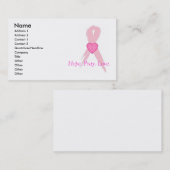 ホープ祈..愛.乳がん名刺 名刺 (正面/裏面)