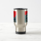 ホープ素晴らしアートの北斎波スタイル トラベルマグ (中央)