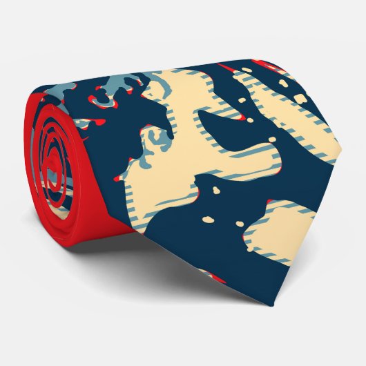 ホープ素晴らしアートの北斎波スタイル ネクタイ (ロール)