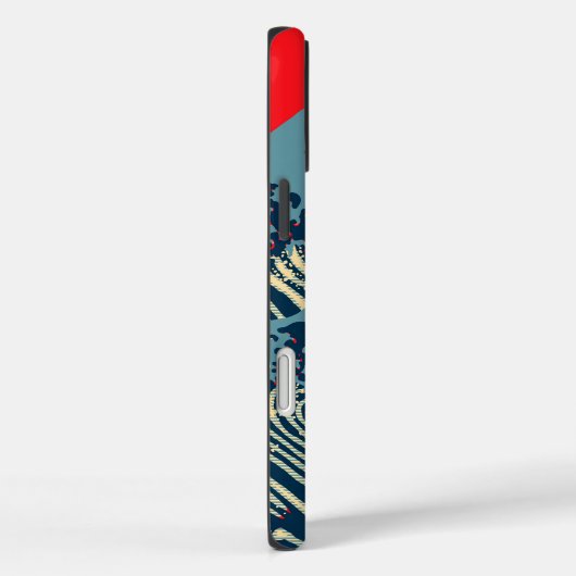 ホープ素晴らしアートの北斎波スタイル Case-Mate iPhoneケース (裏面 / 右)