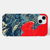 ホープ素晴らしアートの北斎波スタイル Case-Mate iPhoneケース (裏面 (横))