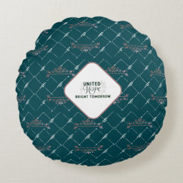 ホープ統一された・ブライト・トゥモロー ラウンドクッション