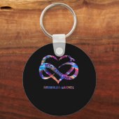 ホープ線維筋痛認識度2 キーホルダー (正面)