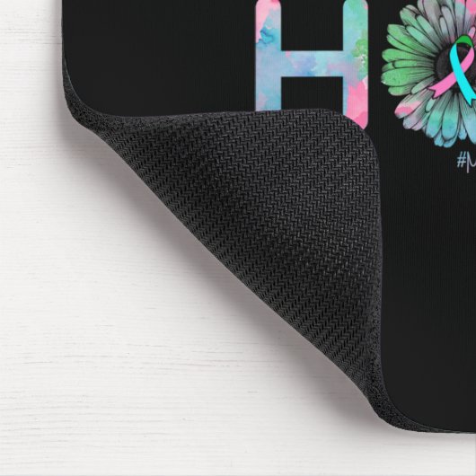 ホープ蝶転移性乳がん認識度 マウスパッド (コーナー)