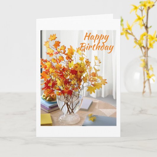 ホープ誕生日は最高の今までだ* カード (黄色い花)