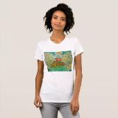 ホープ語エンジェルアート感動的カスタムシャツ Tシャツ (正面フル)
