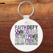 ホープ語コラージュてんかん キーホルダー (正面)