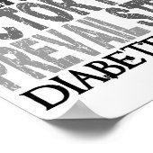 ホープ語コラージュ糖尿病 ポスター (角)