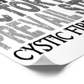 ホープ語collage嚢胞性線維症 ポスター (角)