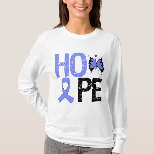 ホープ食道がん認識度 Tシャツ (正面)