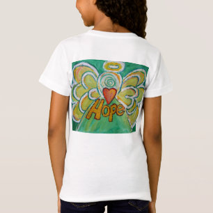 ホープ・インスピレーション・エンジェル・シャツ(Art on Back Side) Tシャツ
