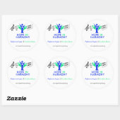 ホープ・イン・調和・ラウンド・ステッカー ラウンドシール (シート)