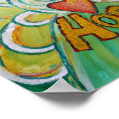 ホープ・エンジェル感動的・ワードアートプリントポスター ポスター (角)