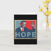 ホープ・オバマ44大統領 カード (黄色い花)