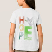 ホープ – キリスト教の信仰感動的の家 トライブレンドＴシャツ (裏面)
