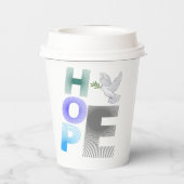 ホープ – キリスト教信仰感動的紙カップ 紙コップ (裏面)