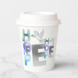 ホープ – キリスト教信仰感動的紙カップ 紙コップ