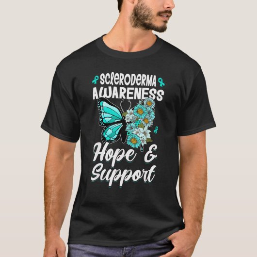 ホープ&サポートスクレロデルマ認識度 Tシャツ (正面)