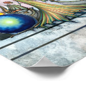 ホープ・ストーンフェアリードラゴンファンタジーアートポスタープリント ポスター (角)