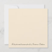 ホープ・ハミングバード カード (裏面)