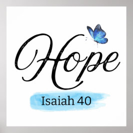 ホープ・ブルー・バタフライ ポスター
