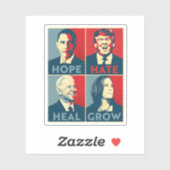 ホープ・ヘイトヒールが成長 シール (シート)