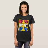 ホープ・ライト・ラブTシャツ Tシャツ (正面フル)