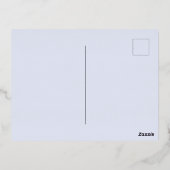 ホープ・ラブジョイ平和クリスマスツリー 箔シーズンポストカード (裏面)